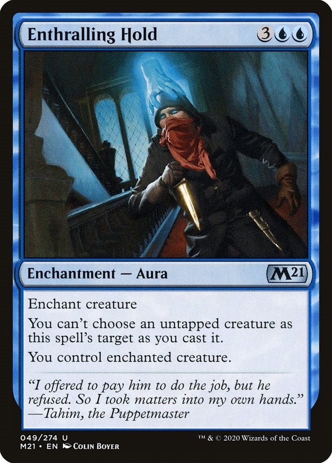 Enthralling Hold (49) [M21] - MTG Single