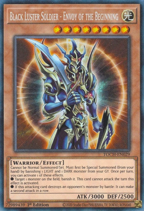 Black Luster Soldier - Envoy of the Beginning (CR) (29) (TOCH) - YuGiOh Single
