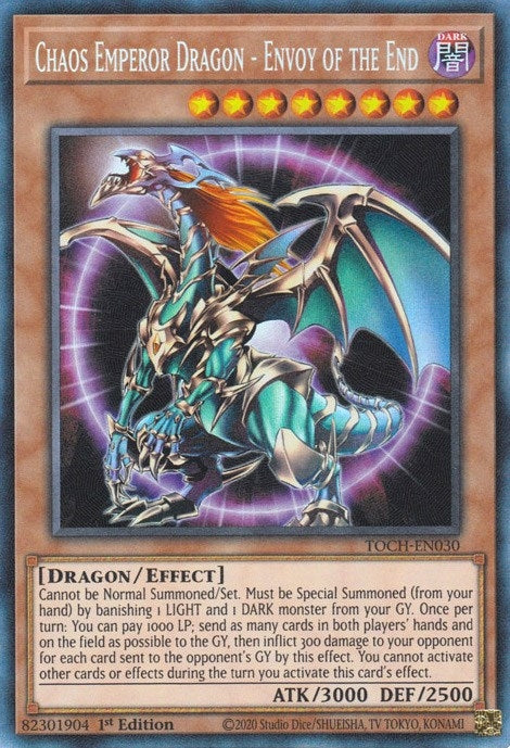 Chaos Emperor Dragon - Envoy of the End (CR) (30) (TOCH) - YuGiOh Single