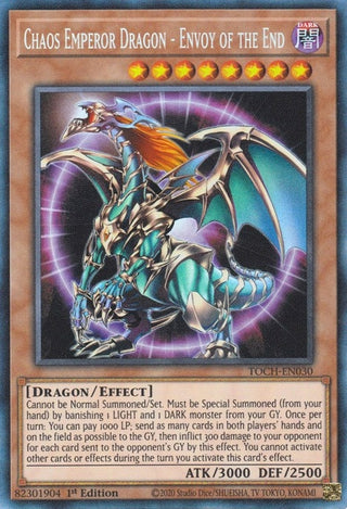 Chaos Emperor Dragon - Envoy of the End (CR) (30) (TOCH) - YuGiOh Single