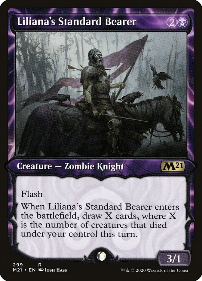 Liliana’s Standard Bearer (Showcase) (299) [M21] - MTG Single