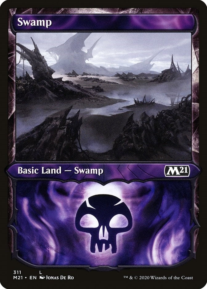 Swamp (Showcase) (311) [M21] - MTG Single