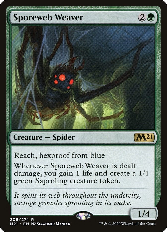 Sporeweb Weaver (208) [M21] - MTG Single