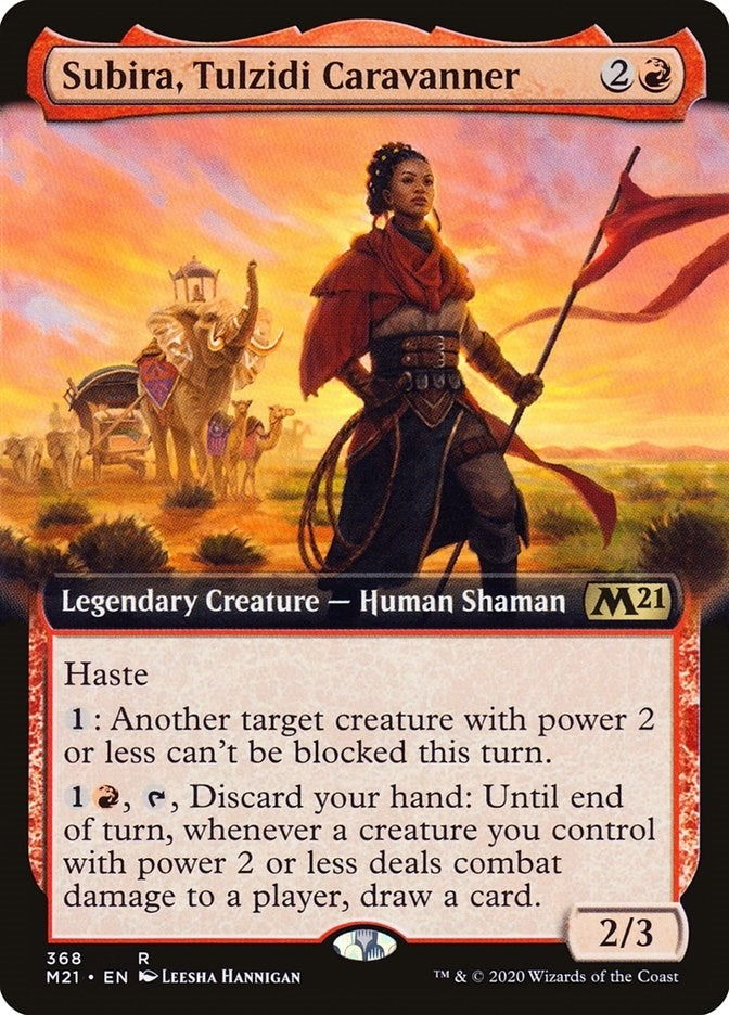 Subira Tulzidi Caravanner (Extended Art) (368) [M21] - MTG Single