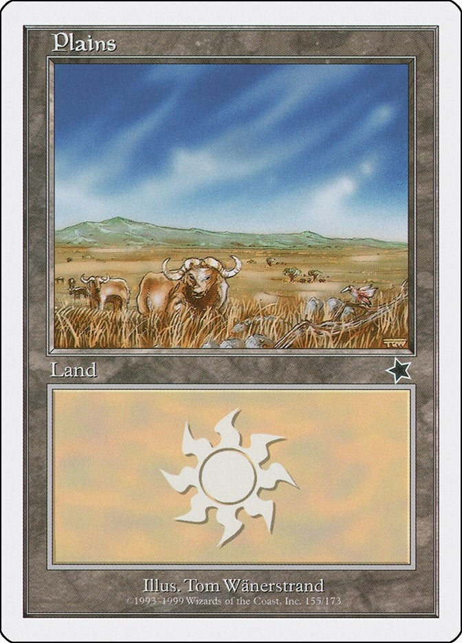 Plains (155) (155) [S99] - MTG Single