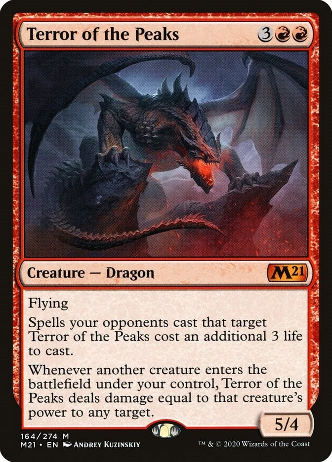 Terror of the Peaks (164) [M21] - MTG Single