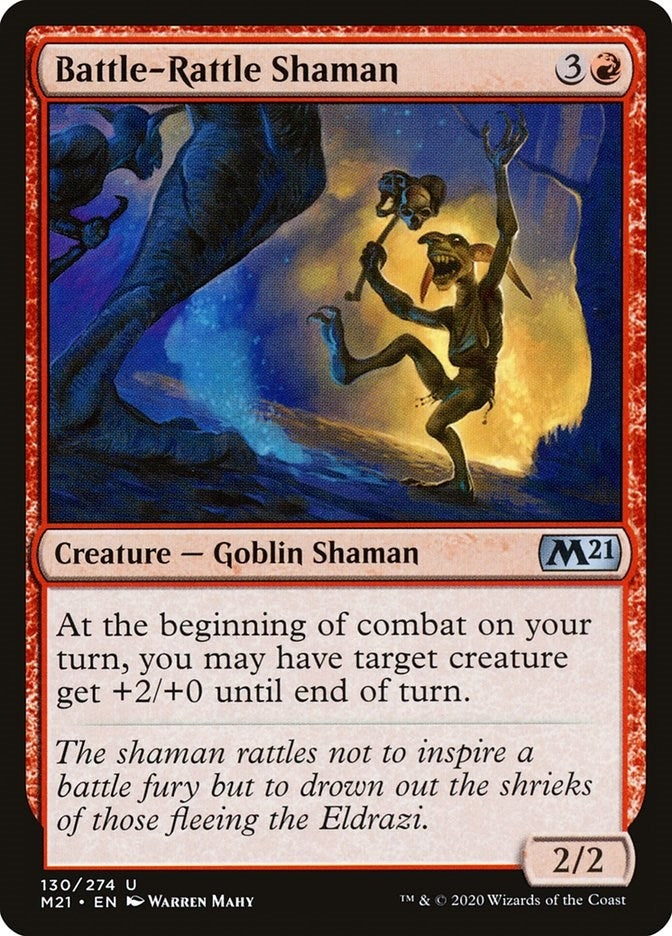 Battle-Rattle Shaman (130) [M21] - MTG Single