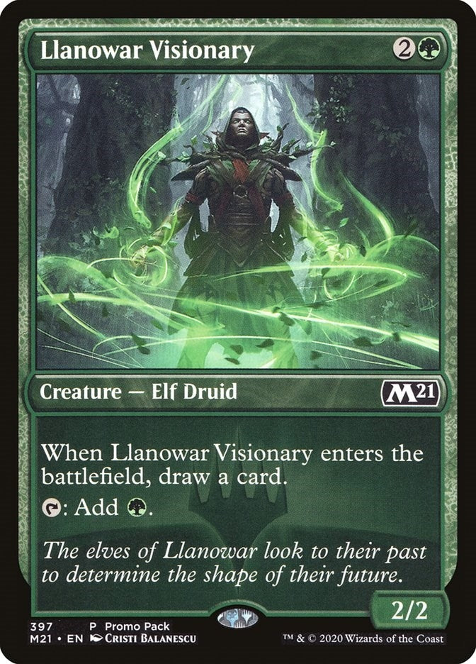 Llanowar Visionary (397) [PPM21] - MTG Single