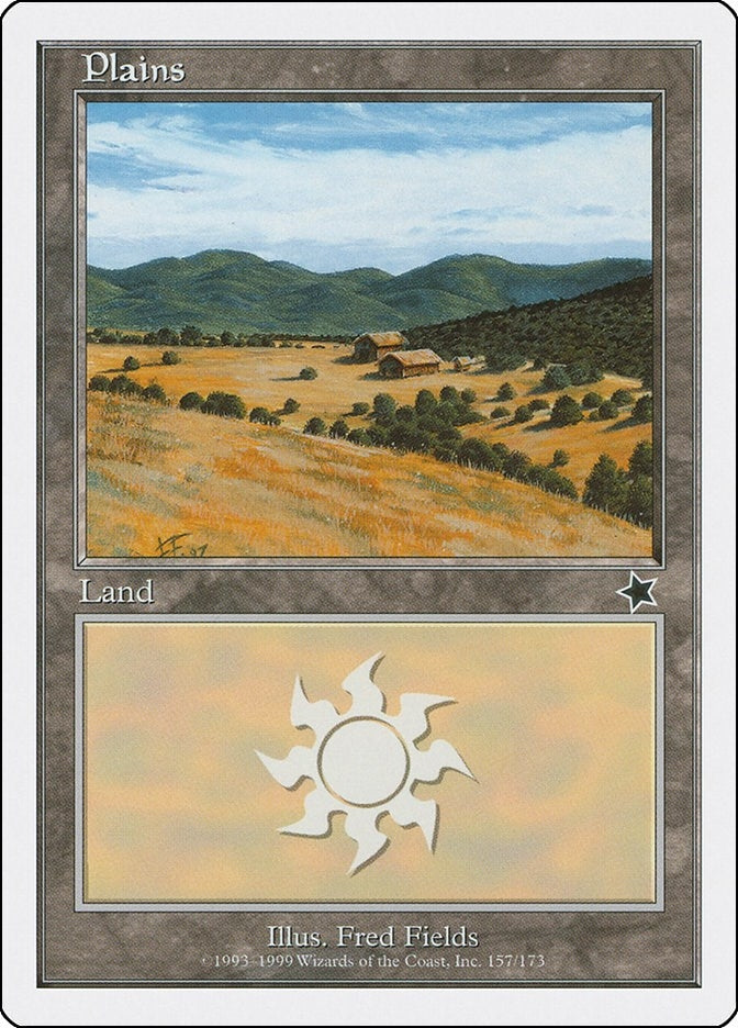 Plains (157) (157) [S99] - MTG Single