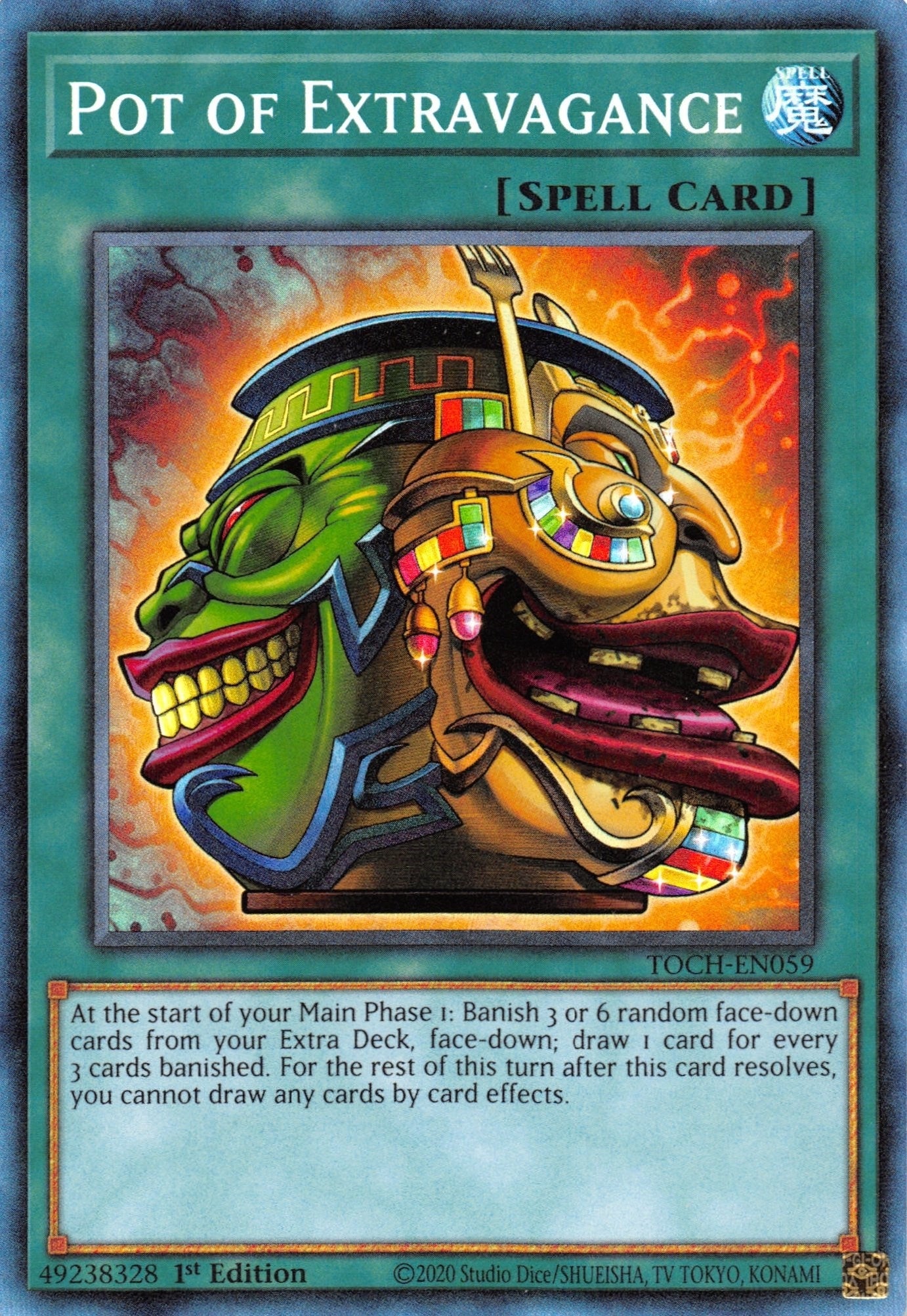 Pot of Extravagance (CR) (59) (TOCH) - YuGiOh Single