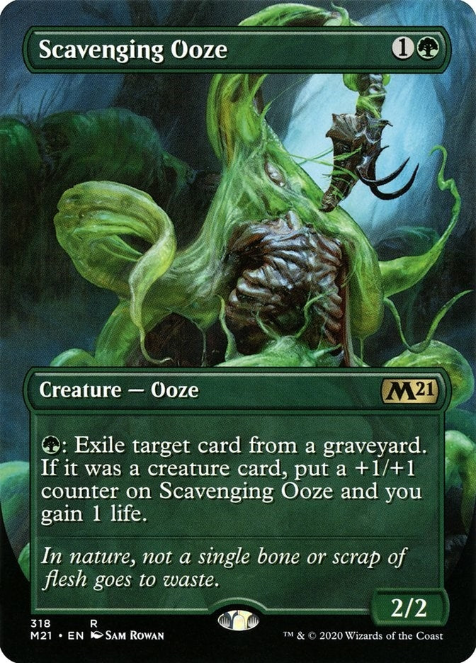 Scavenging Ooze (Alternate Art) (318) [M21] - MTG Single