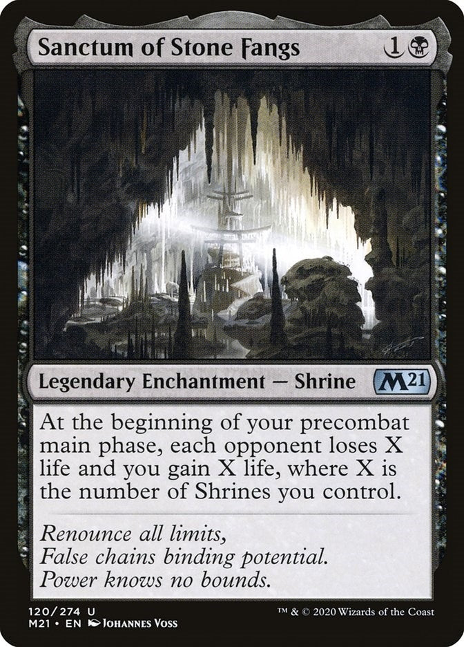 Sanctum of Stone Fangs (120) [M21] - MTG Single