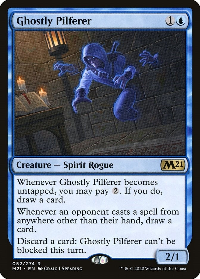 Ghostly Pilferer (52) [M21] - MTG Single