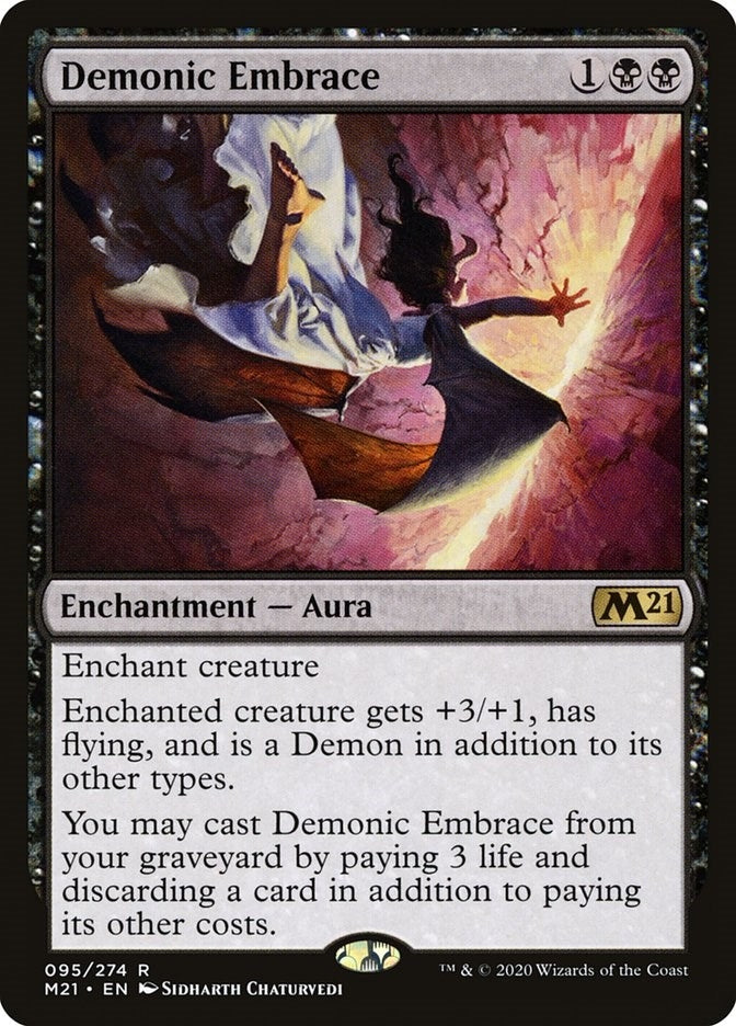 Demonic Embrace (95) [M21] - MTG Single