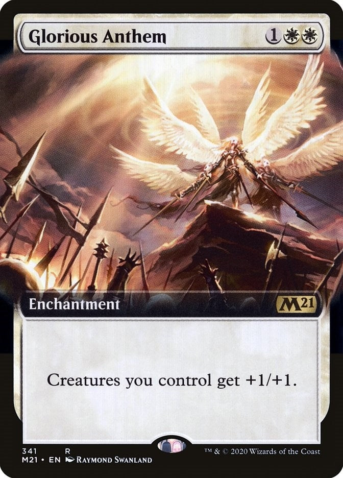 Glorious Anthem (Extended Art) (341) [M21] - MTG Single