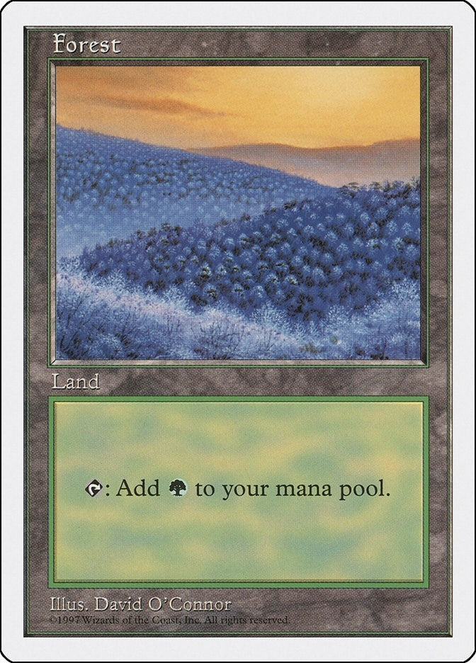 Forest (449) (449) [5ED] - MTG Single