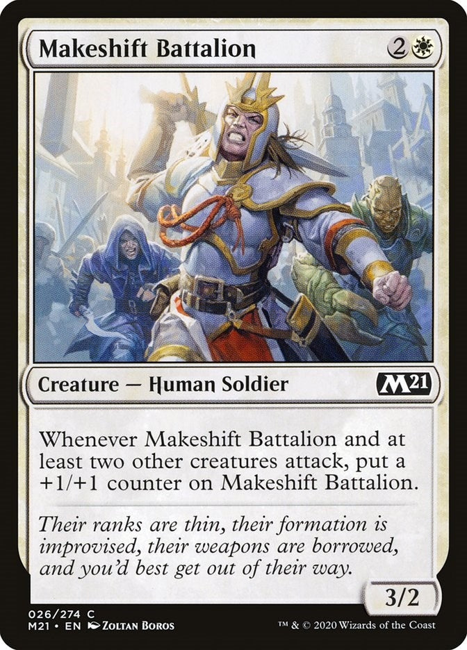 Makeshift Battalion (26) [M21] - MTG Single