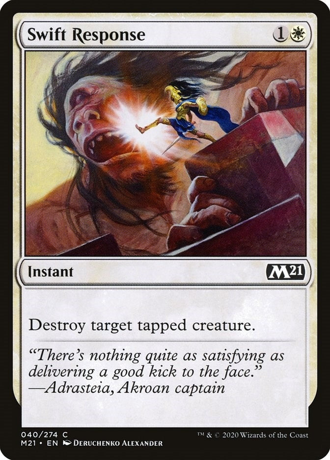 Swift Response (40) [M21] - MTG Single