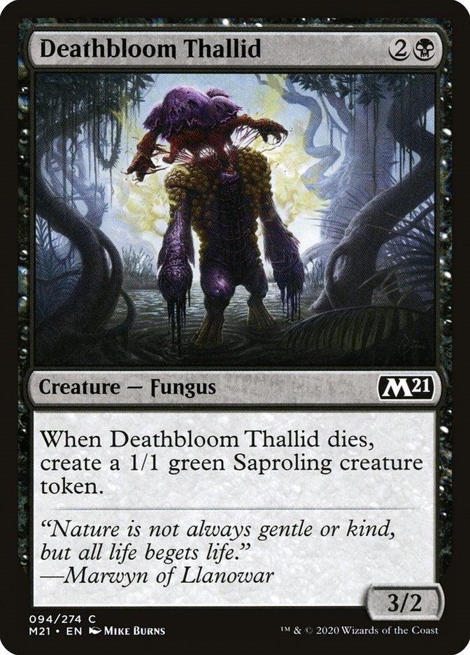 Deathbloom Thallid (94) [M21] - MTG Single