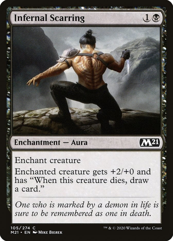 Infernal Scarring (105) [M21] - MTG Single