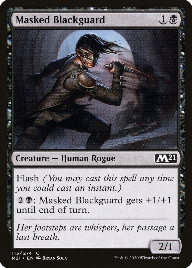 Masked Blackguard (113) [M21] - MTG Single
