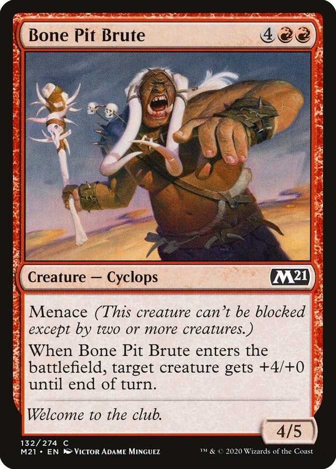 Bone Pit Brute (132) [M21] - MTG Single