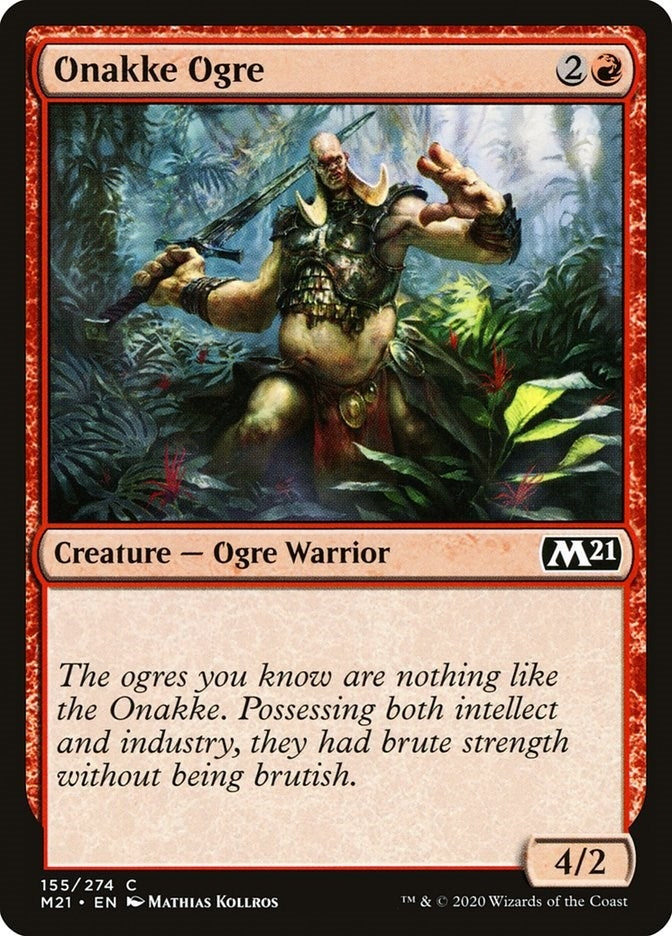 Onakke Ogre (155) [M21] - MTG Single