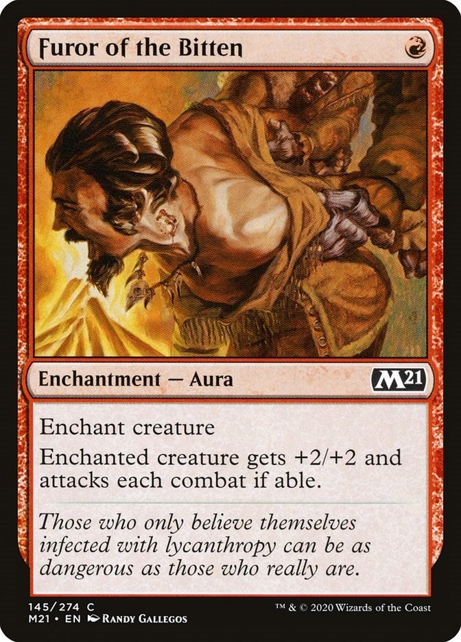 Furor of the Bitten (145) [M21] - MTG Single