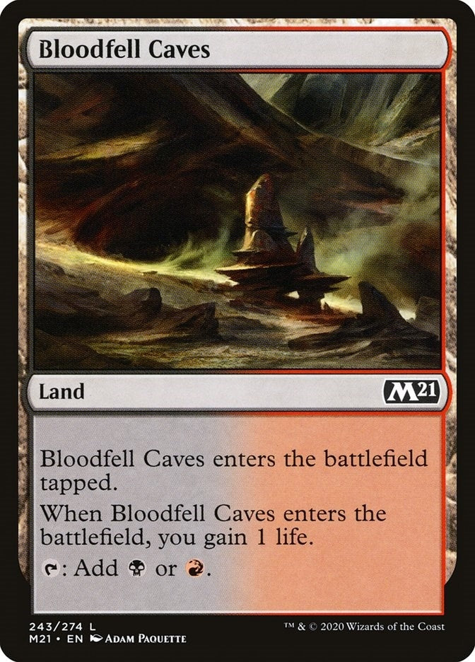 Bloodfell Caves (243) [M21] - MTG Single