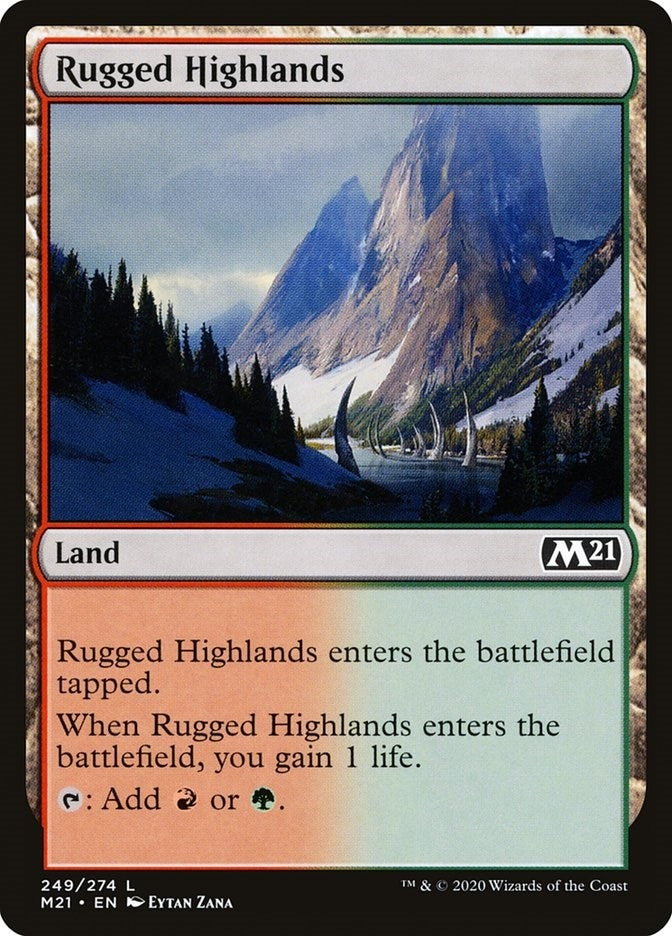 Rugged Highlands (249) [M21] - MTG Single