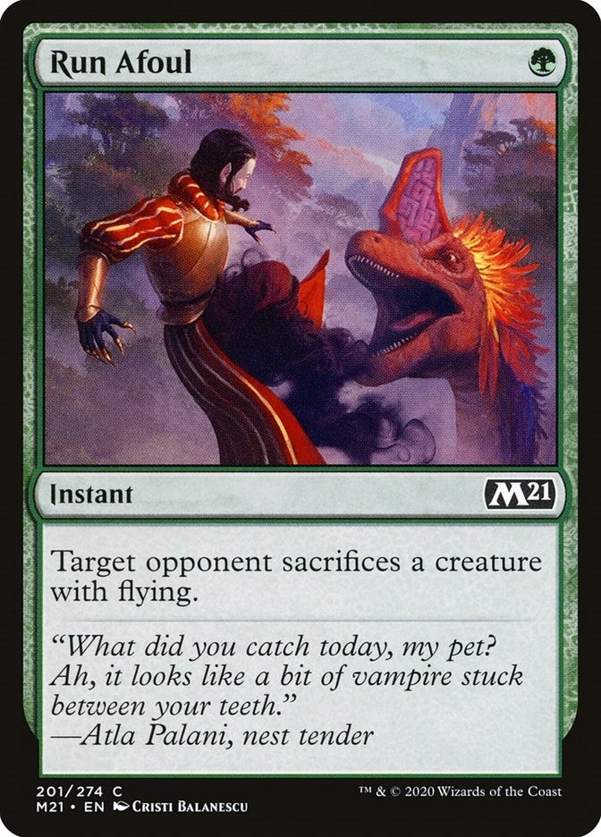 Run Afoul (201) [M21] - MTG Single