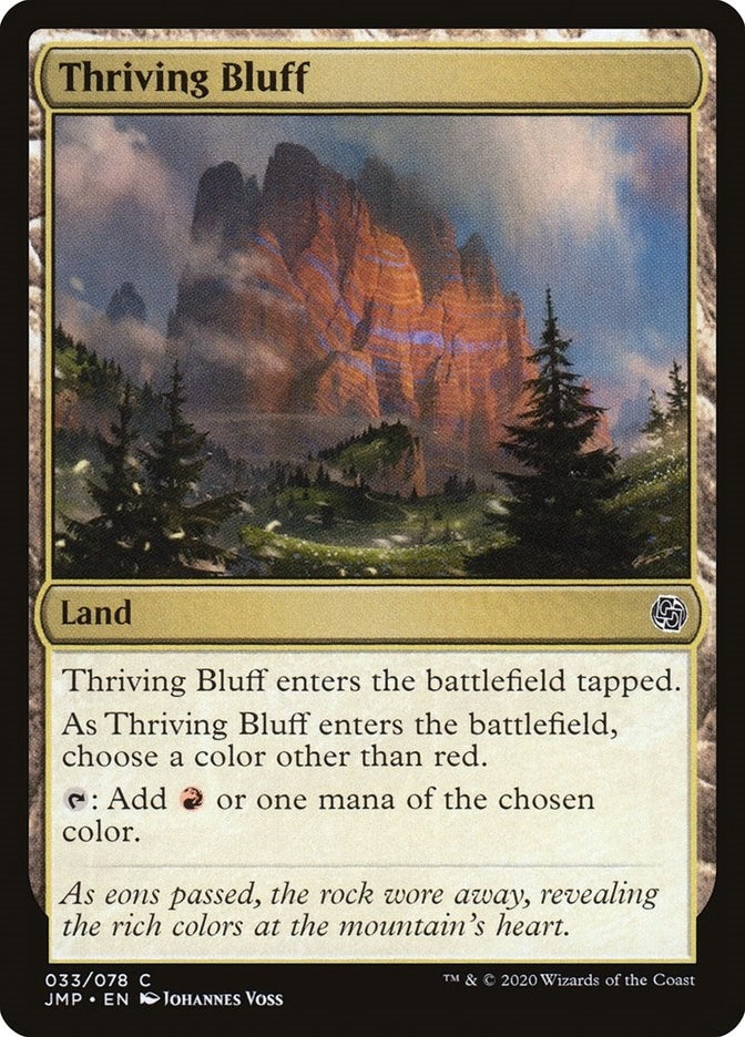 Thriving Bluff (33) [JMP] - MTG Single