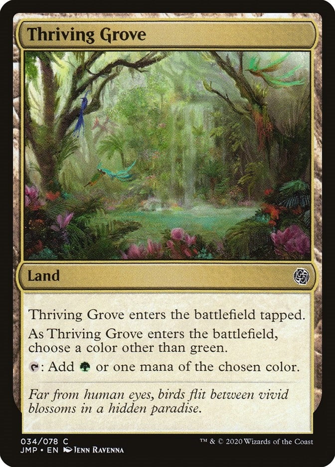 Thriving Grove (34) [JMP] - MTG Single