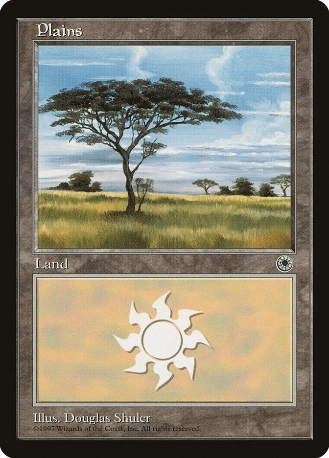 Plains (No Flowers) (217) [POR] - MTG Single