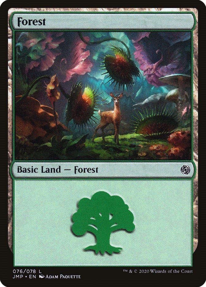 Forest (76) (76) [JMP] - MTG Single