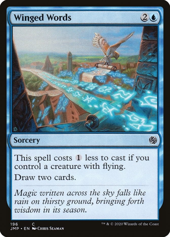 Winged Words (196) [JMP] - MTG Single