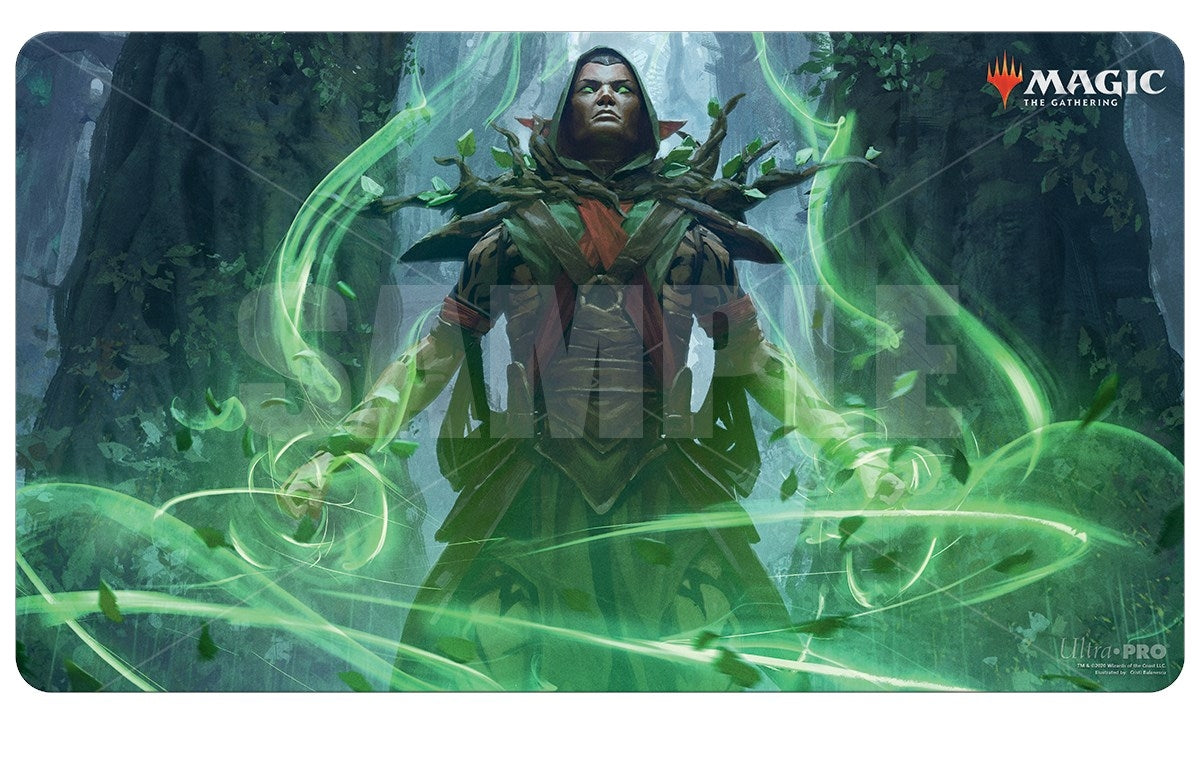 Core Set 2021 Llanowar Visionary Playmat for Magic The Gathering - Playmats Sealed