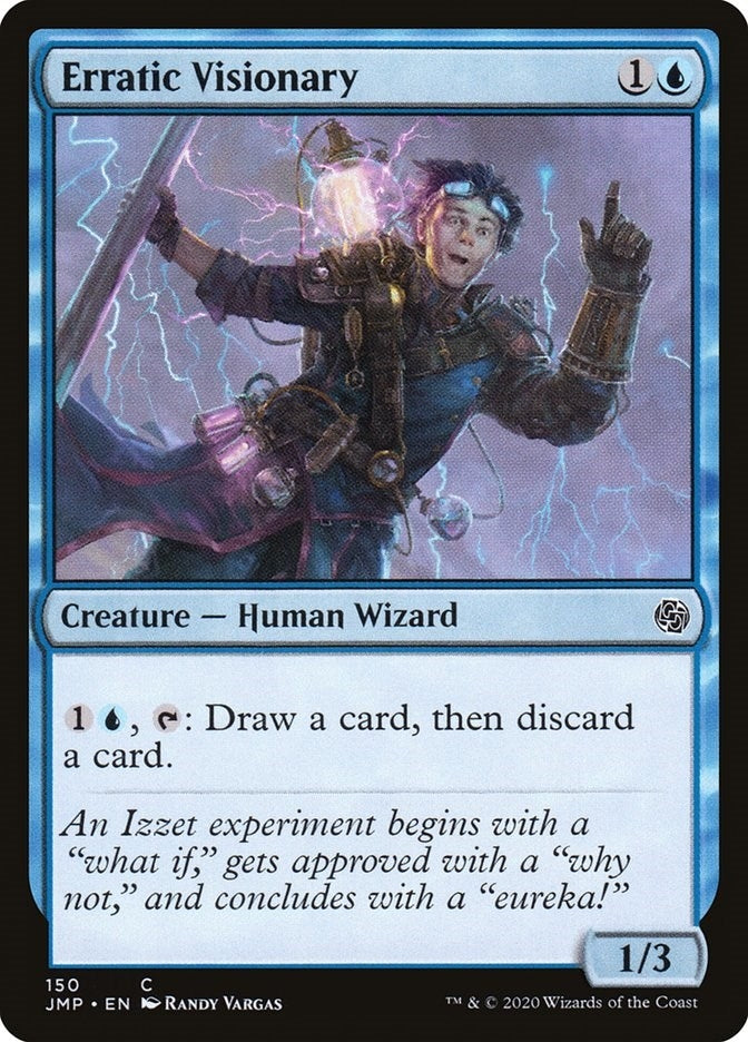 Erratic Visionary (150) [JMP] - MTG Single