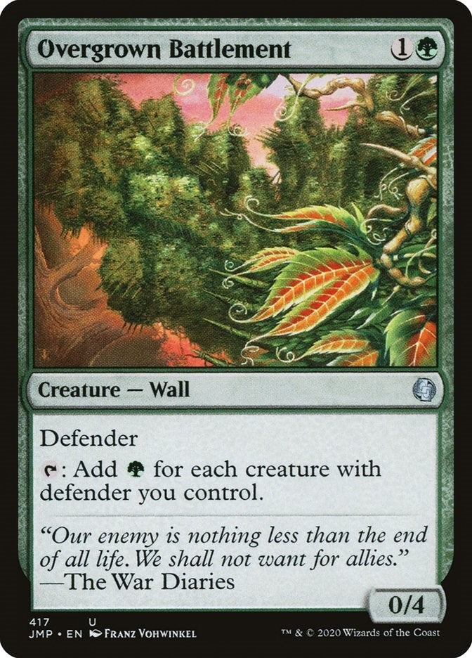 Overgrown Battlement (417) [JMP] - MTG Single