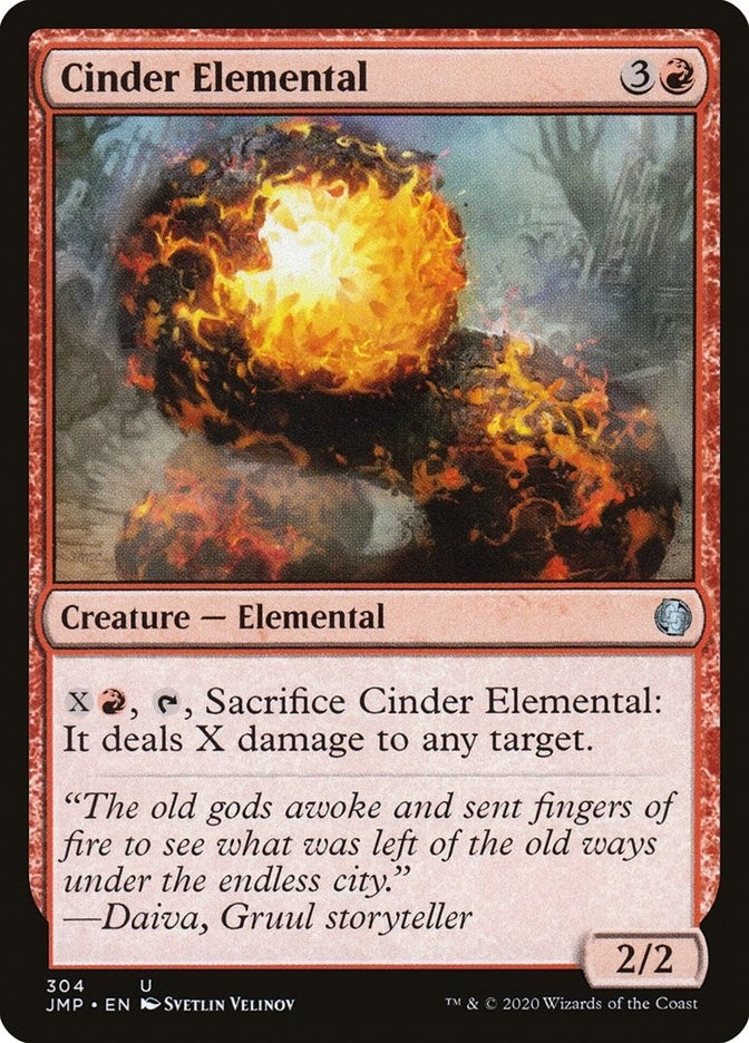 Cinder Elemental (304) [JMP] - MTG Single