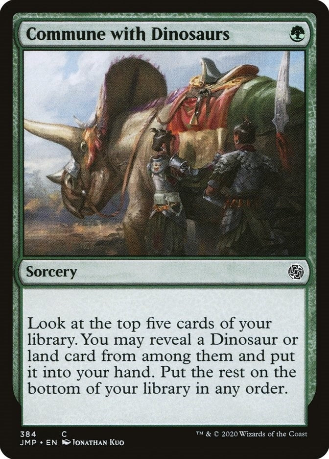 Commune with Dinosaurs (384) [JMP] - MTG Single