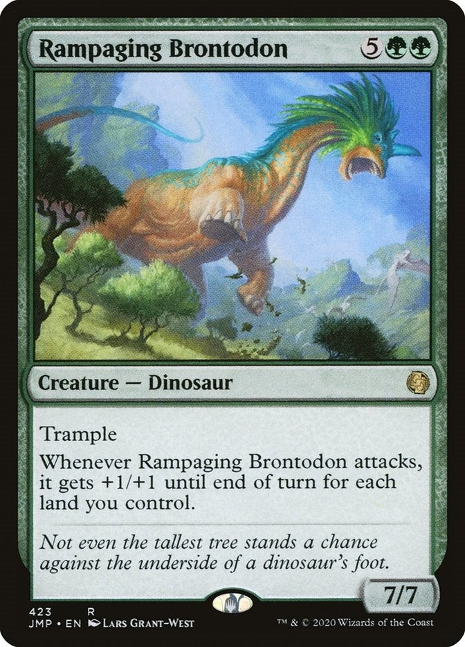 Rampaging Brontodon (423) [JMP] - MTG Single