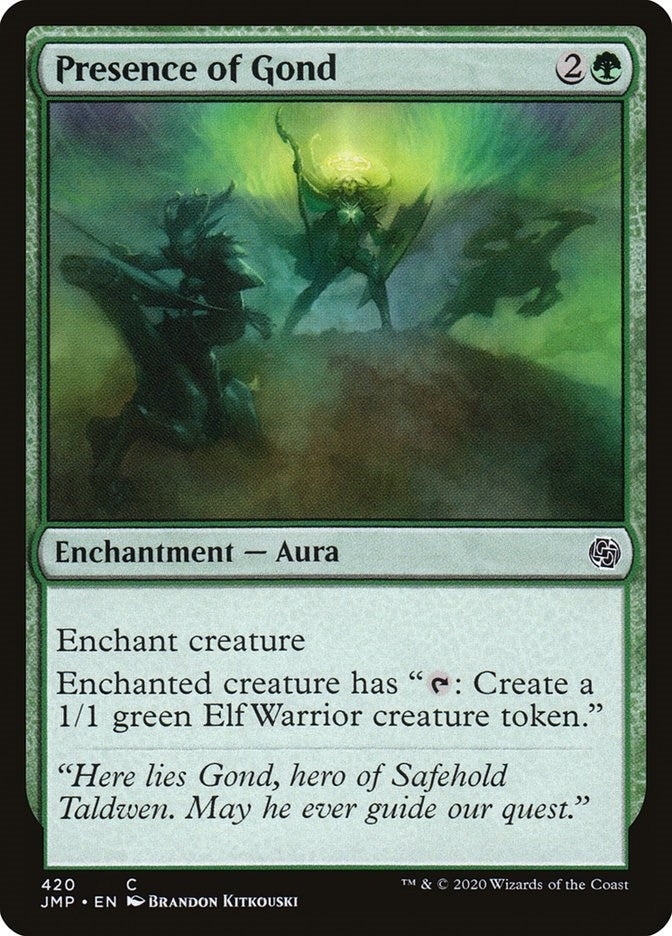 Presence of Gond (420) [JMP] - MTG Single