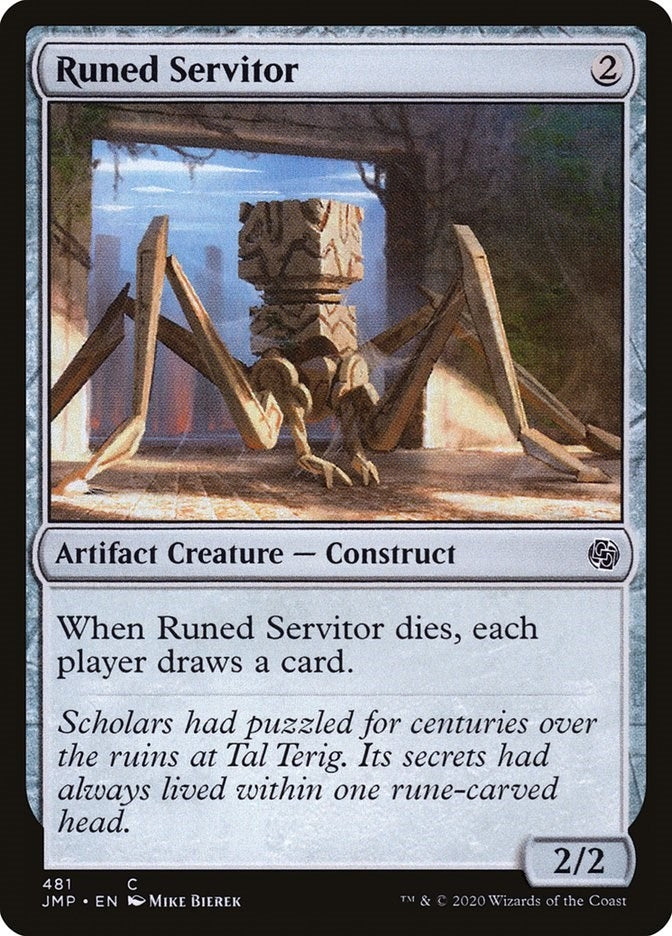 Runed Servitor (481) [JMP] - MTG Single