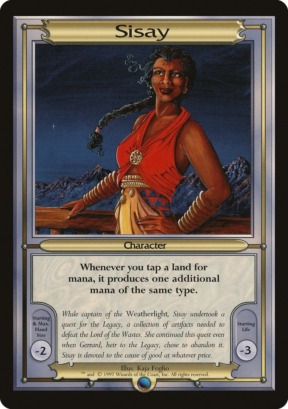 Sisay (Oversize) [VNG] - MTG Single
