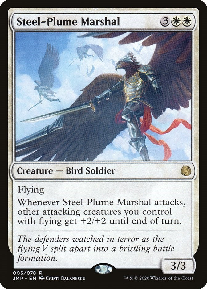 Steel-Plume Marshal (5) [JMP] - MTG Single