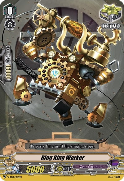 Ring Ring Worker (10012) [V-TD10] - Cardfight Vanguard Single