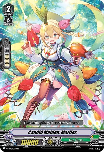 Candid Maiden Marlies (12004) [V-TD12] - Cardfight Vanguard Single