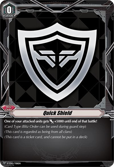 Quick Shield (1201) [V-TD12] - Cardfight Vanguard Single