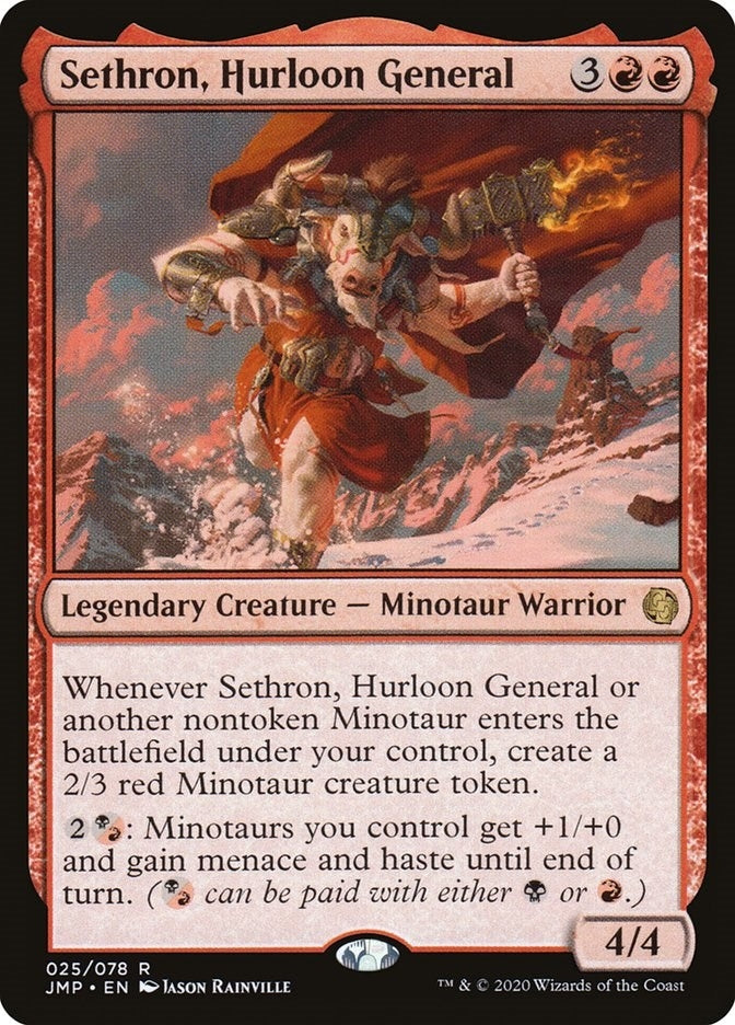 Sethron Hurloon General (25) [JMP] - MTG Single